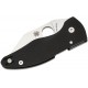 Spyderco MicroJimbo Folding Knife - 2.45" S30V Satin Plain Blade Black G10 Handle