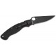 Spyderco Military 2 Folding Knife - 4" S30V Black DLC Plain Blade Black G10 Handle