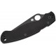 Spyderco Military 2 Folding Knife - 4" S30V Black DLC Plain Blade Black G10 Handle