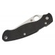 Spyderco Military 2 Compression Lock Folding Knife - 4" S30V Satin Combo Blade Black G10 Handle