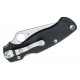 Spyderco Paramilitary 2 Folding Knife - 3.45" CPM-S45VN Satin Plain Blade Black G10 Handle