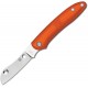 Spyderco Roadie UK EDC Slipjoint Folder 2.1" Plain Sheepsfoot Blade Orange Handle