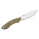 Spyderco Sjoerd Stok Bowie Knife - 2.95" Satin Plain Blade OD Green G10 Handle