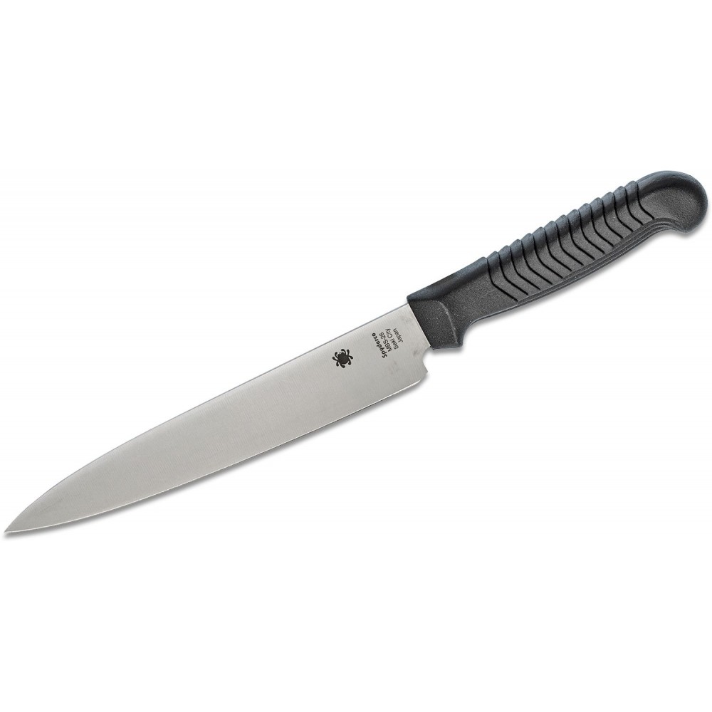 Spyderco Kitchen Utility Knife - 6.5" Blade Black Handle