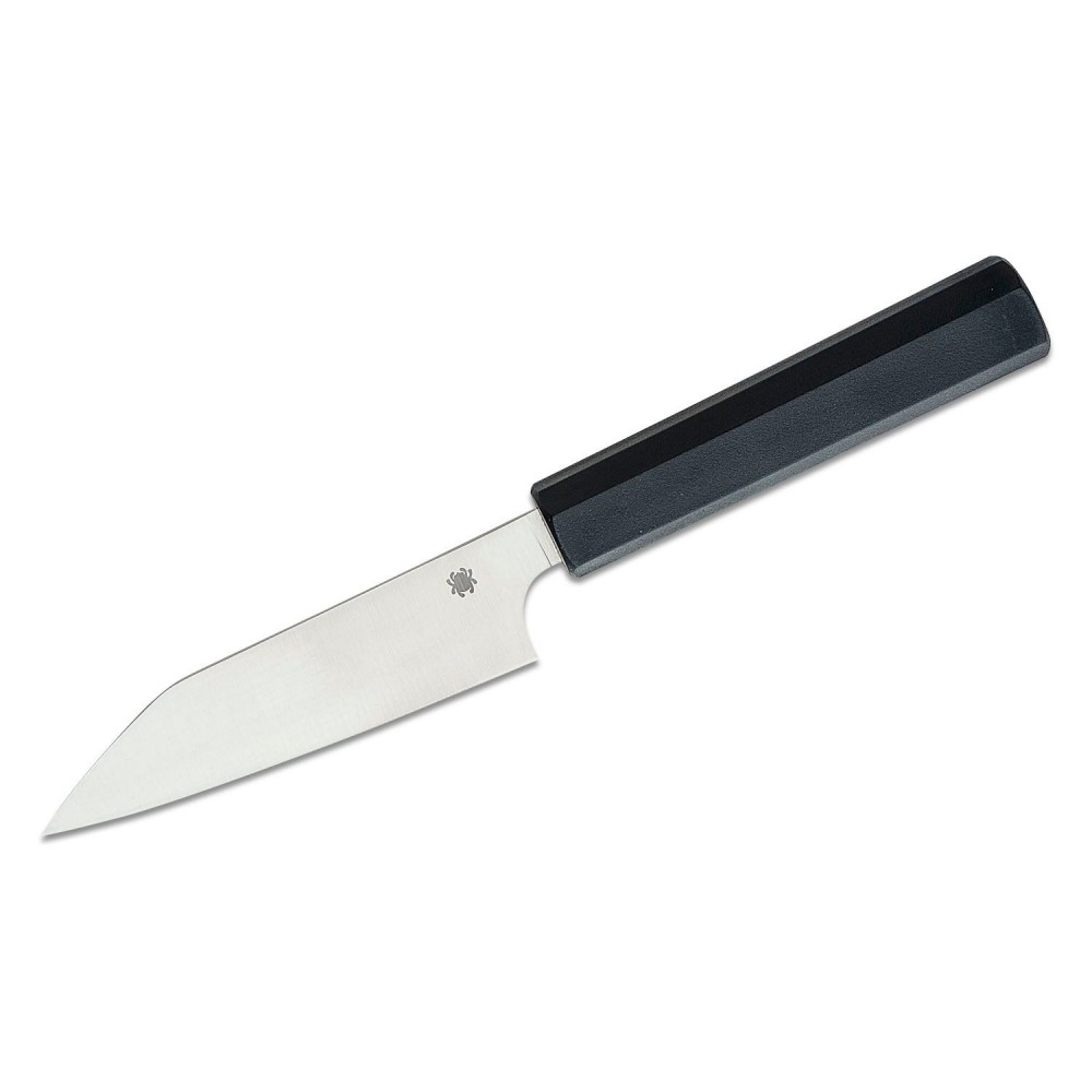 Spyderco Minarai Series Petty Knife - 4.64" CTS-BD1N Blade Black Polypropylene Handle