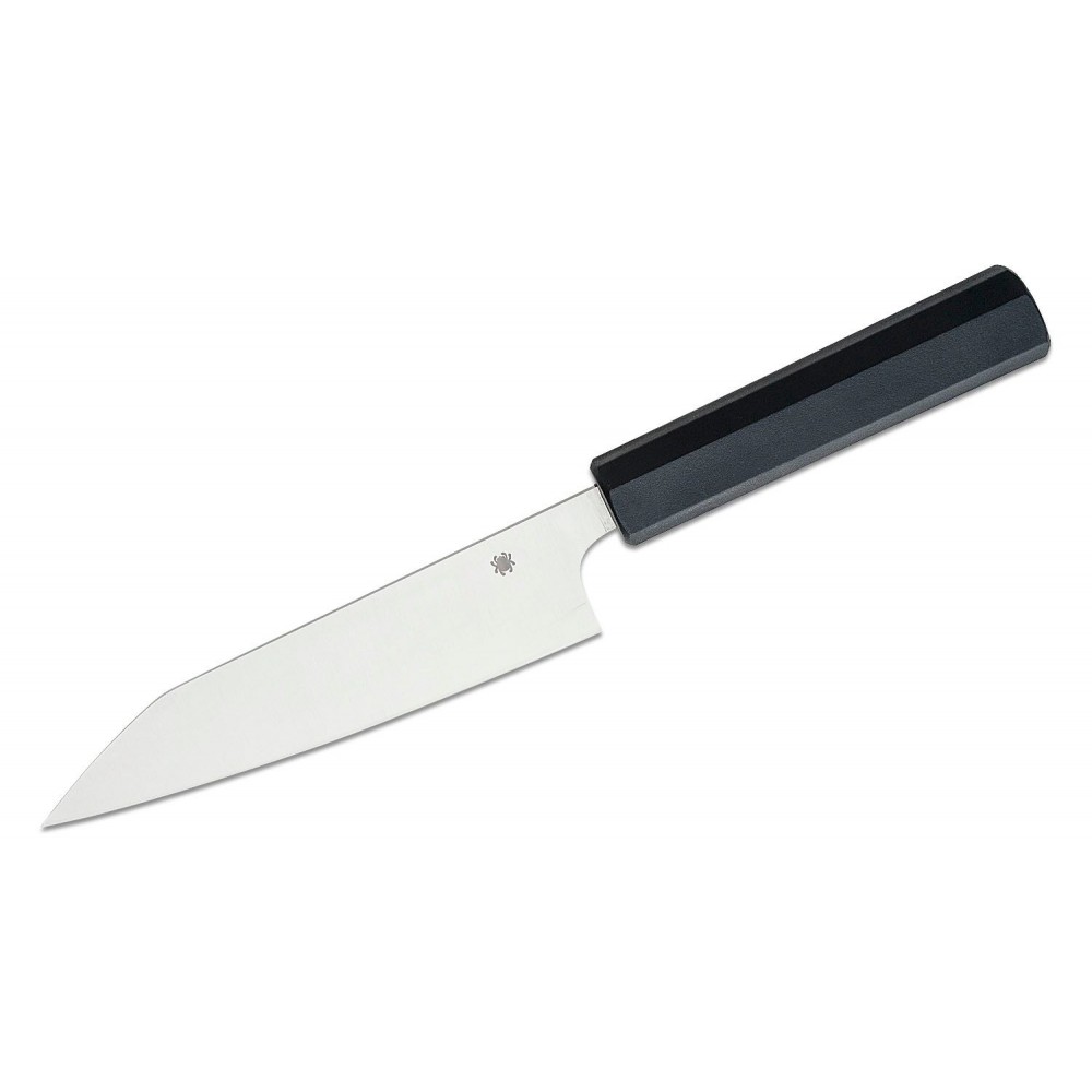 Spyderco Minarai Series Funayuki Knife - 6.41" CTS-BD1N Blade Black Polypropylene Handle