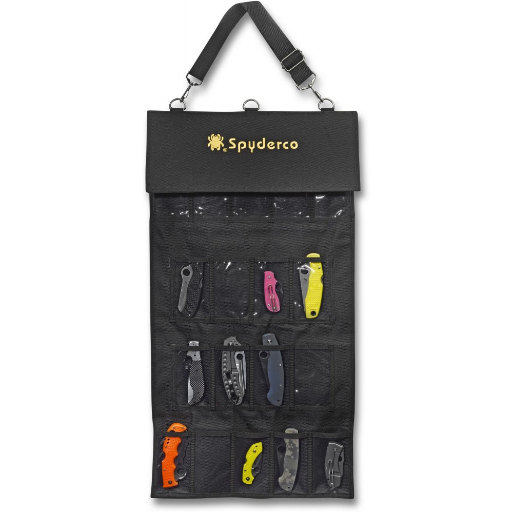 Spyderco SpyderPac Small Carrying Case Holds 18 Folding Knives