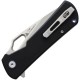 SRM Knives 1168 Linerlock Folding Knife - 3.5" D2 Tool Steel Blade Black G10 Handle