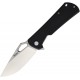 SRM Knives 1168 Linerlock Folding Knife - 3.5" D2 Tool Steel Blade Black G10 Handle