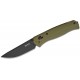 SRM Knives 255L-GP Ambi-Lock Folding Knife - 3.2" 10Cr15CoMoV Black PVD Blade Green G10 Handle