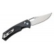 SRM Knives 9201 Folding Knife - 3.54" D2 Clip Point Blade Black G10 Handle Crossbar Lock