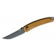 SRM Knives 9211-GW Folding Knife - 3.57" Black Tanto Blade Brown G10 Handle Crossbar Lock