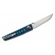 SRM Knives 9215 Folding Knife - 3.58" D2 Tanto Blade Blue and Black G10 Handle