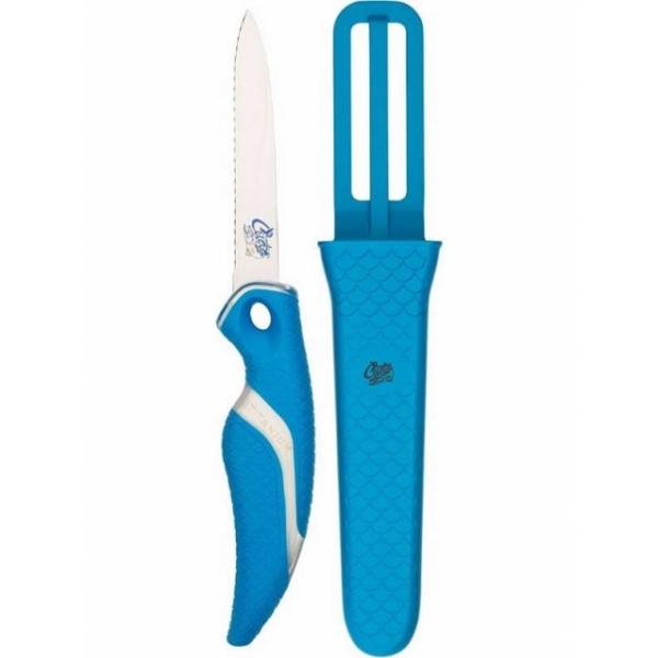 Cuda Multi-Function Pocket Knife Sharpener - Blue