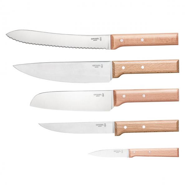 Opinel Parallele 5-Piece Knife Block Set