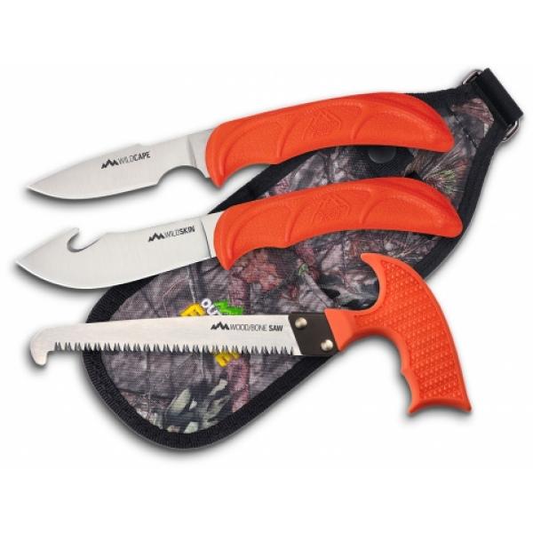 Outdoor Edge WildGuide Four Piece Field Dressing Kit, Mossy Oak Nylon